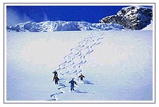 Skiing in Himalayas