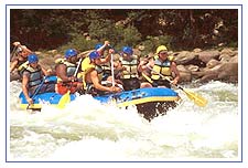 River Rafting in Himalayas Mountains